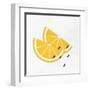 Orange Slice 3-Allen Kimberly-Framed Art Print