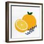 Orange Slice 4-Allen Kimberly-Framed Art Print