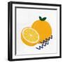 Orange Slice 4-Allen Kimberly-Framed Art Print