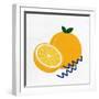 Orange Slice 4-Allen Kimberly-Framed Art Print