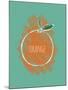 Orange Splash-Myriam Tebbakha-Mounted Giclee Print