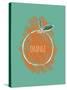 Orange Splash-Myriam Tebbakha-Stretched Canvas