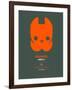 Orange Squirrel Multilingual Poster-NaxArt-Framed Art Print