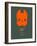 Orange Squirrel Multilingual Poster-NaxArt-Framed Art Print