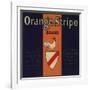 Orange Stripe Brand - Fillmore, California - Citrus Crate Label-Lantern Press-Framed Art Print