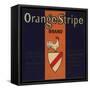 Orange Stripe Brand - Fillmore, California - Citrus Crate Label-Lantern Press-Framed Stretched Canvas