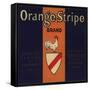 Orange Stripe Brand - Fillmore, California - Citrus Crate Label-Lantern Press-Framed Stretched Canvas