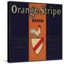Orange Stripe Brand - Fillmore, California - Citrus Crate Label-Lantern Press-Stretched Canvas