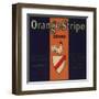 Orange Stripe Brand - Fillmore, California - Citrus Crate Label-Lantern Press-Framed Art Print