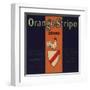 Orange Stripe Brand - Fillmore, California - Citrus Crate Label-Lantern Press-Framed Art Print