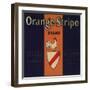 Orange Stripe Brand - Fillmore, California - Citrus Crate Label-Lantern Press-Framed Art Print