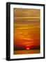 Orange Sunrise on the Water of the Bay on Tilghman Island, Maryland-Karine Aigner-Framed Photographic Print