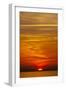 Orange Sunrise on the Water of the Bay on Tilghman Island, Maryland-Karine Aigner-Framed Photographic Print