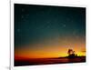 Orange Sunset with Orion, Gemini & Cancer-David Nunuk-Framed Photographic Print