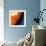 Orange Swirling Abstract, c.2008-Pier Mahieu-Framed Premium Giclee Print displayed on a wall