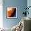 Orange Swirling Abstract, c.2008-Pier Mahieu-Framed Premium Giclee Print displayed on a wall