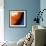 Orange Swirling Abstract, c.2008-Pier Mahieu-Framed Premium Giclee Print displayed on a wall