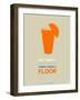 Orange Tequila Shot-NaxArt-Framed Art Print