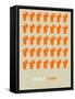 Orange Tequila Shots-NaxArt-Framed Stretched Canvas