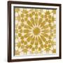 Orange Tile Light 10-Alonza Saunders-Framed Art Print