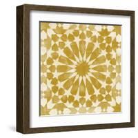 Orange Tile Light 10-Alonza Saunders-Framed Art Print