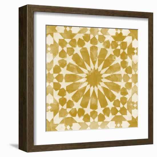 Orange Tile Light 10-Alonza Saunders-Framed Art Print