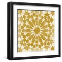 Orange Tile Light 10-Alonza Saunders-Framed Art Print