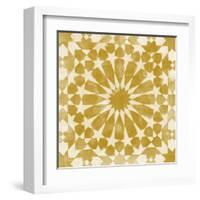 Orange Tile Light 10-Alonza Saunders-Framed Art Print