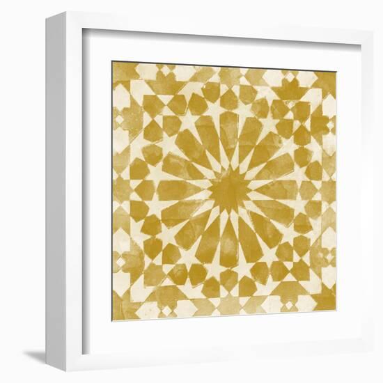 Orange Tile Light 10-Alonza Saunders-Framed Art Print