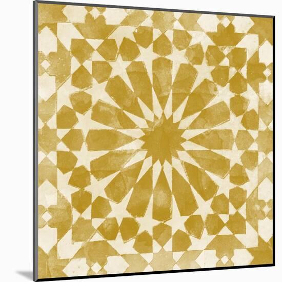 Orange Tile Light 10-Alonza Saunders-Mounted Art Print