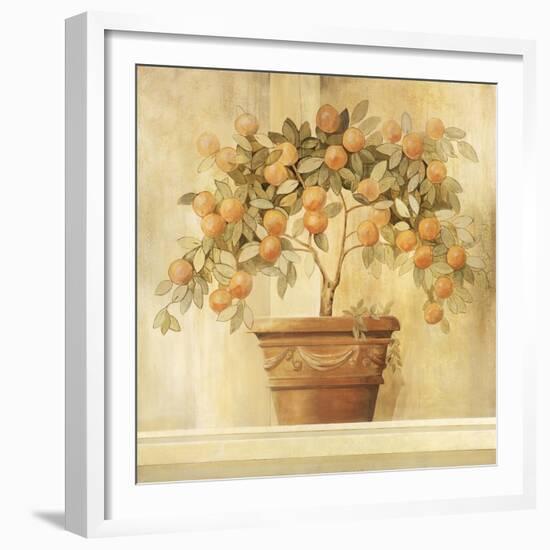 Orange Topiary-Hampton Hall-Framed Giclee Print