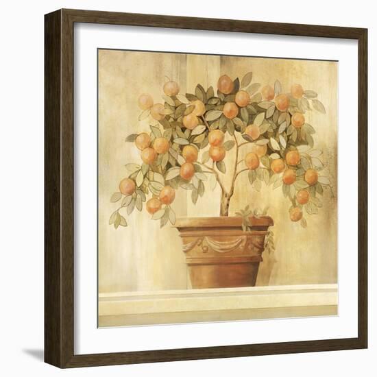 Orange Topiary-Hampton Hall-Framed Giclee Print