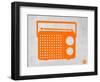 Orange Transistor Radio-NaxArt-Framed Art Print