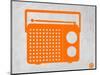 Orange Transistor Radio-NaxArt-Mounted Art Print