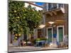 Orange Tree in a Little Village in the Lakonian Mani, Peloponnese, Greece, Europe-null-Mounted Photographic Print