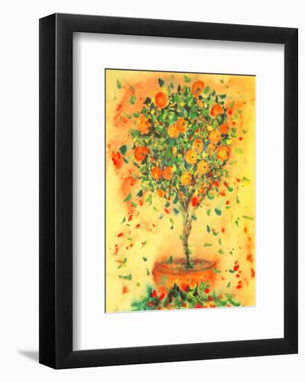 Orange Tree-Dina Cuthbertson-Framed Art Print