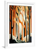 Orange Trees-Lea Faucher-Framed Art Print