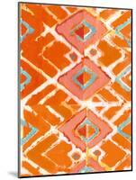 Orange Tribal I-Jodi Fuchs-Mounted Art Print