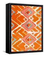 Orange Tribal I-Jodi Fuchs-Framed Stretched Canvas