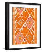 Orange Tribal II-Jodi Fuchs-Framed Art Print