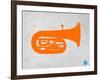 Orange Tuba 2-NaxArt-Framed Art Print