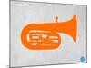 Orange Tuba 2-NaxArt-Mounted Art Print