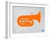 Orange Tuba 2-NaxArt-Framed Art Print
