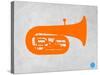 Orange Tuba 2-NaxArt-Stretched Canvas