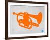 Orange Tuba-NaxArt-Framed Art Print