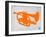 Orange Tuba-NaxArt-Framed Art Print