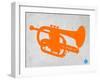 Orange Tuba-NaxArt-Framed Art Print