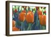 Orange Tulip Triplets-FS Studio-Framed Giclee Print