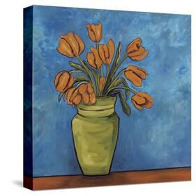 Orange Tulips-Ann Parr-Stretched Canvas