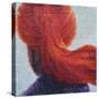 Orange Turban on hessian-Lincoln Seligman-Stretched Canvas